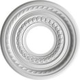 thumbnail image 5 of Ekena Millwork 10"OD x 3 1/2"ID x 3/4"P Cole Thermoformed PVC Ceiling Medallion (Fits Canopies up to 4 1/4"), UltraCover Satin Smokey Beige, 5 of 5