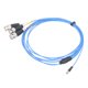 thumbnail image 2 of Cable De Puente BNC Macho A Macho, Cable De Prueba del Sensor De Aceleración Conector Hembra De 4 Pines A 3 BNC Cable del Sensor De Aceleración De Vibración Revestido De PTFE, 2 of 8