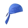 thumbnail image 1 of Naiovety Sombreros Gorros de quimio Pañuelo para la cabeza Bandana Quick Sun Pasamontañas atado por detrás Hip Pop Head Wrap Casco Capucha interior Ciclismo azul real Naiovety OD020489-07B, 1 of 6
