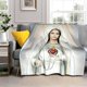 thumbnail image 4 of Impresión 3D de la Virgen María de Jesús, mantas de franela cálidas, ropa de cama de viaje, mantas finas, 4 of 4