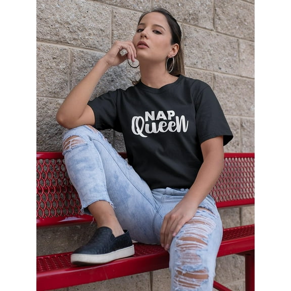 Nap Queen Graphic T-Shirt Women -GoatDeals Designs, Female Small