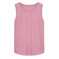 thumbnail image 6 of IYYVV Linen Tank Tops for Women Summer 2026 Casual Sleeveless Cotton Shirts Ruched Comfy Loose Fit Lightweight Gauze Cami 2026 Pink XL, 6 of 6