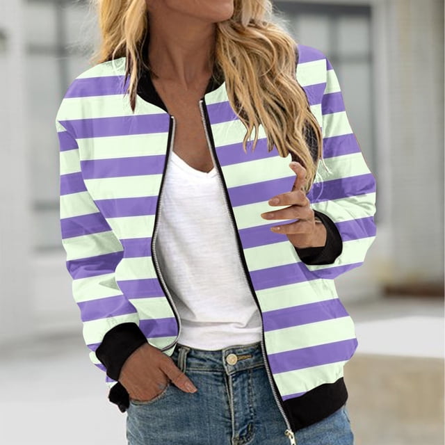 DecSea Vestes pour Femme, Veste d'Infirmière à Fermeture Éclair, Tissu Extensible 4 Directions