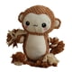thumbnail image 3 of Juguete chillón para perros, Animal de peluche con chirriadores, animales de peluche calmantes para perros, juguete interactivo para regalo para masco Mono, 3 of 7