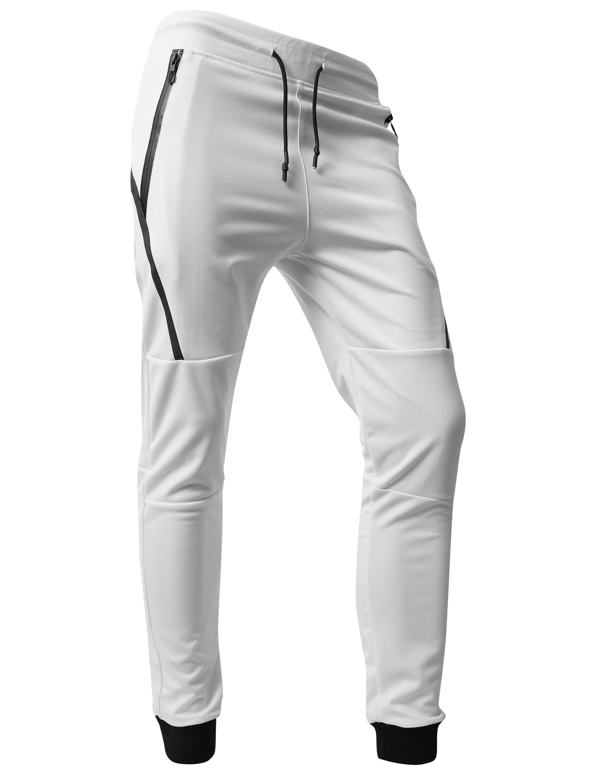 Ma Croix Mens Tracksuit Zip Up Hoodie Jacket and Jogger Pants Slim Fit