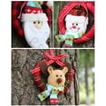thumbnail image 4 of Yuarrent Colgante de Navidad, adorno de Navidad, de puerta, tamaño compacto, ahorro de espacio, accesorios para festivales, dulce regalo, Kits de decoración para fiestas Patrón de muñeco de nieve Yuarrent HA070031-01B, 4 of 6