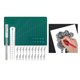 thumbnail image 1 of de cuchillos de precisión para tallar 24 piezas incluye 20 cuchillas para tallar 1 de cortar de A5 1 Regla de aluminio para manualidades perfecl Graver de papel artesanal, 1 of 8