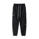 thumbnail image 4 of Pantalones largos para hombre, estilo casual, con cintura elástica y bolsillos, a la moda para exteriores, 4 of 9