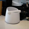 thumbnail image 4 of Coffee Knock Box with Rubber Knock Bar Large Espresso Grounds Container Non-Slip Waste Coffee Grounds Dump Bin (White), 4 of 5