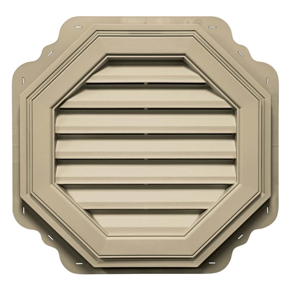 Mid America Octagon Vinyl Gable Vents (In Stock Now)