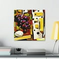 thumbnail image 3 of Cheese and Grapes Collage - Canvas, 3 of 10