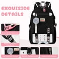 thumbnail image 5 of Gynky School Backpack for Teens Middle School Bookbag Fashion Student Bag Cute Aesthetic Teen Bookbag for  Women, 5 of 8