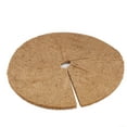 thumbnail image 2 of BELUPAI 1Pcs Coir Fiber Liner Flower Pot Mat Tree Disc Plant Cover Needle Pad For Garden Outdoor 37*37Cm Weed Control Coconut Fibers, 2 of 9