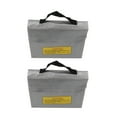 thumbnail image 4 of Bolsa de seguridad para batería de litio, bolsa de seguridad para batería de aislamiento de aire eficaz de fibra de PVC a prueba de explosiones ignífuga, 2 piezas, 4 of 8