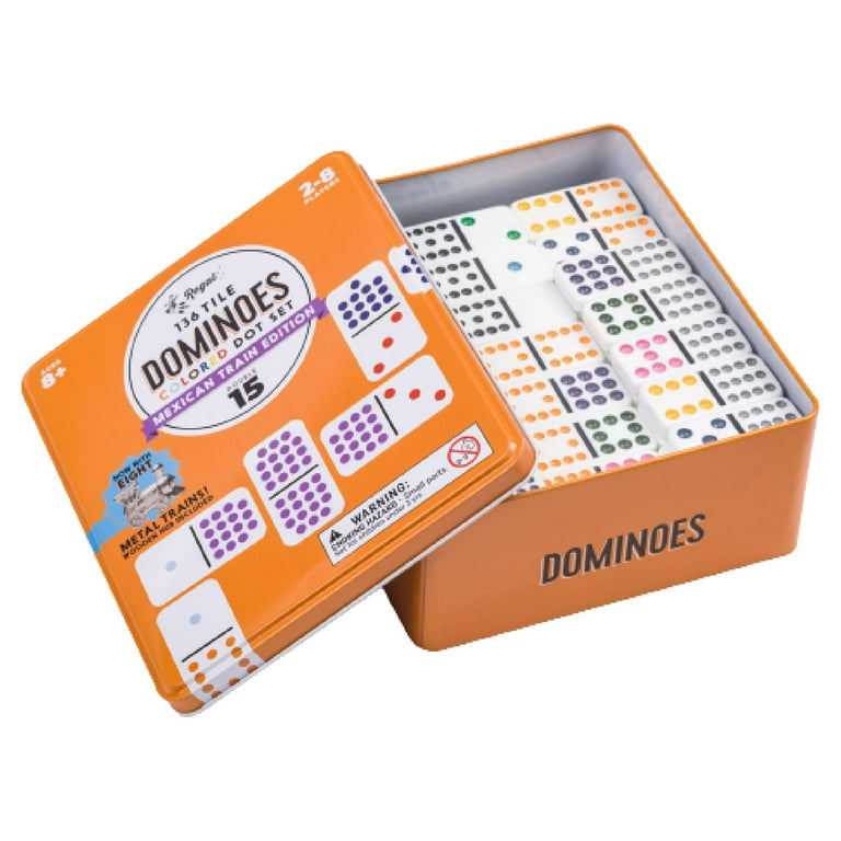 Regal Games Double 15 Mexican Train Dominoes