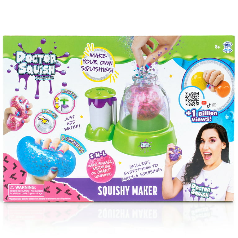 Doctor Squish Slime Maker, Decorate W/ Confetti, Sparkles and