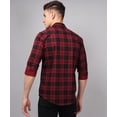 thumbnail image 6 of TryBuy Premium Red Black Checks Shirts for Men, 6 of 8