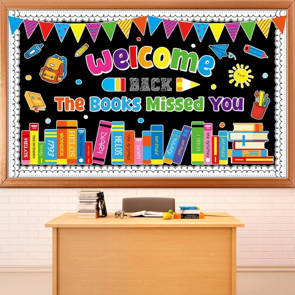 Set de decoración para tablón de anuncios Welcome Back to School
