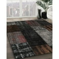 thumbnail image 2 of Ahgly Company Indoor Rectangle Contemporary Carbon Gray Patchwork Area Rugs, 5' x 8', 2 of 6
