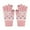 Pink, variant on Hontri Gloves for Women Cold Weather Screen Gloves Snow Flower Warm Knit Winter Gloves Christmas Gifts Stocking Stuffers for Women Gloves for Women Black