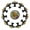 Multicolored 08, variant on Cartoon Cat Faces 35MM Round Glass Cabinet Knobs, Kitchen Knobs for Drawer Dresser Cupboard Wardrobe Modern Pulls Handles Hardware, Set of 12