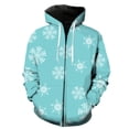 thumbnail image 1 of Sudadera con capucha y cremallera para hombre, con estampado de copos de nieve de invierno, de gran tamaño, genial, gran oferta 2024, hip hop, divertida, informal, primavera, moda, estampado 3D para a, 1 of 6
