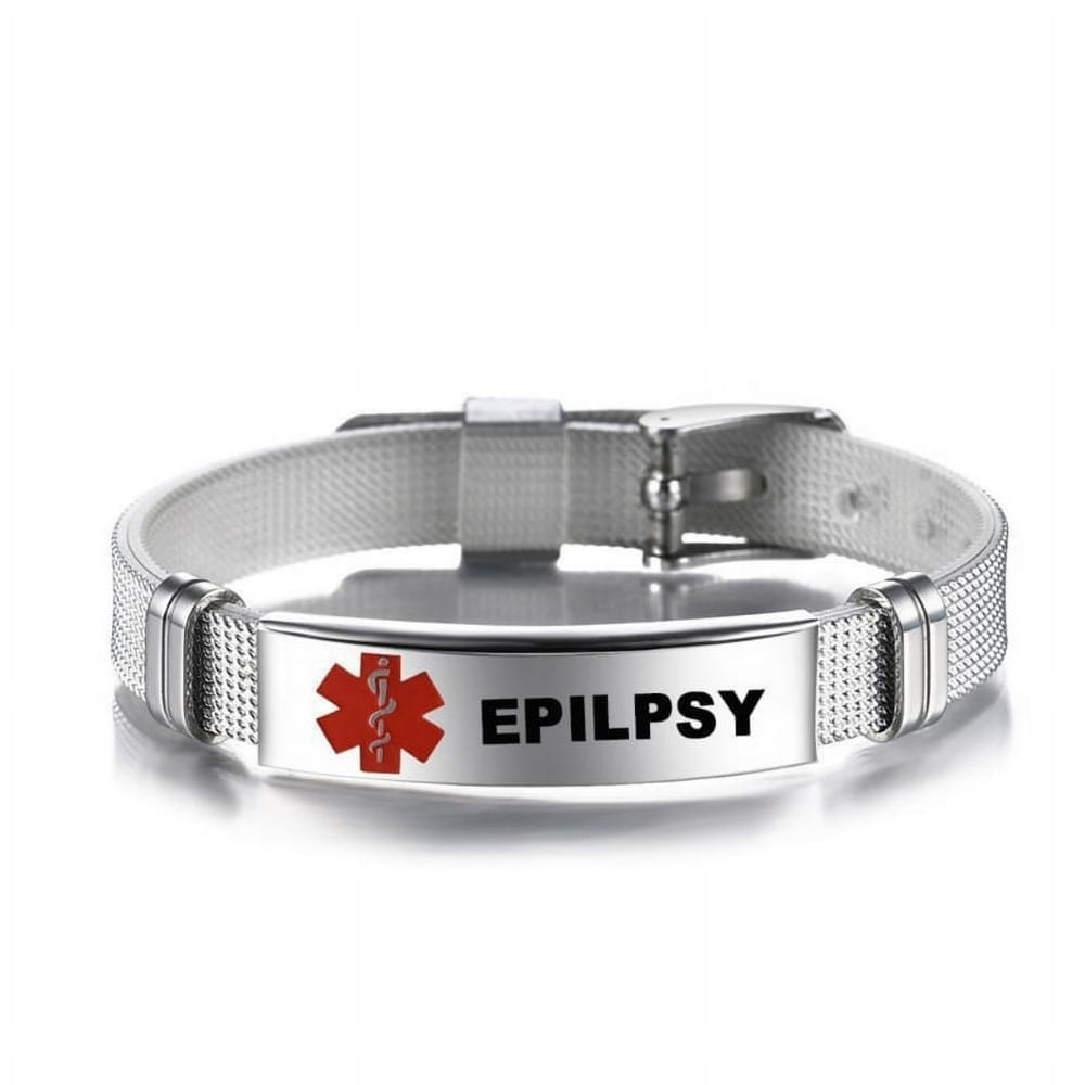 HAOAN Bracelet Ajustable Bracelet Médical d'Urgence Alerte Médicale