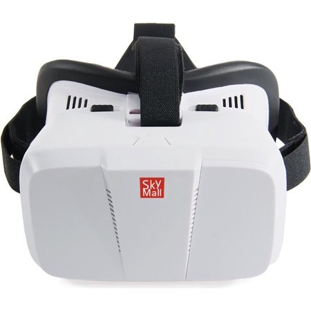 Virtual Reality Video - SkyMall Virtual Reality 3D Glasses Headset - For 3D & 360 Movies, Videos & Video Games, Compatible with iPhone & Android VR Apps & More
