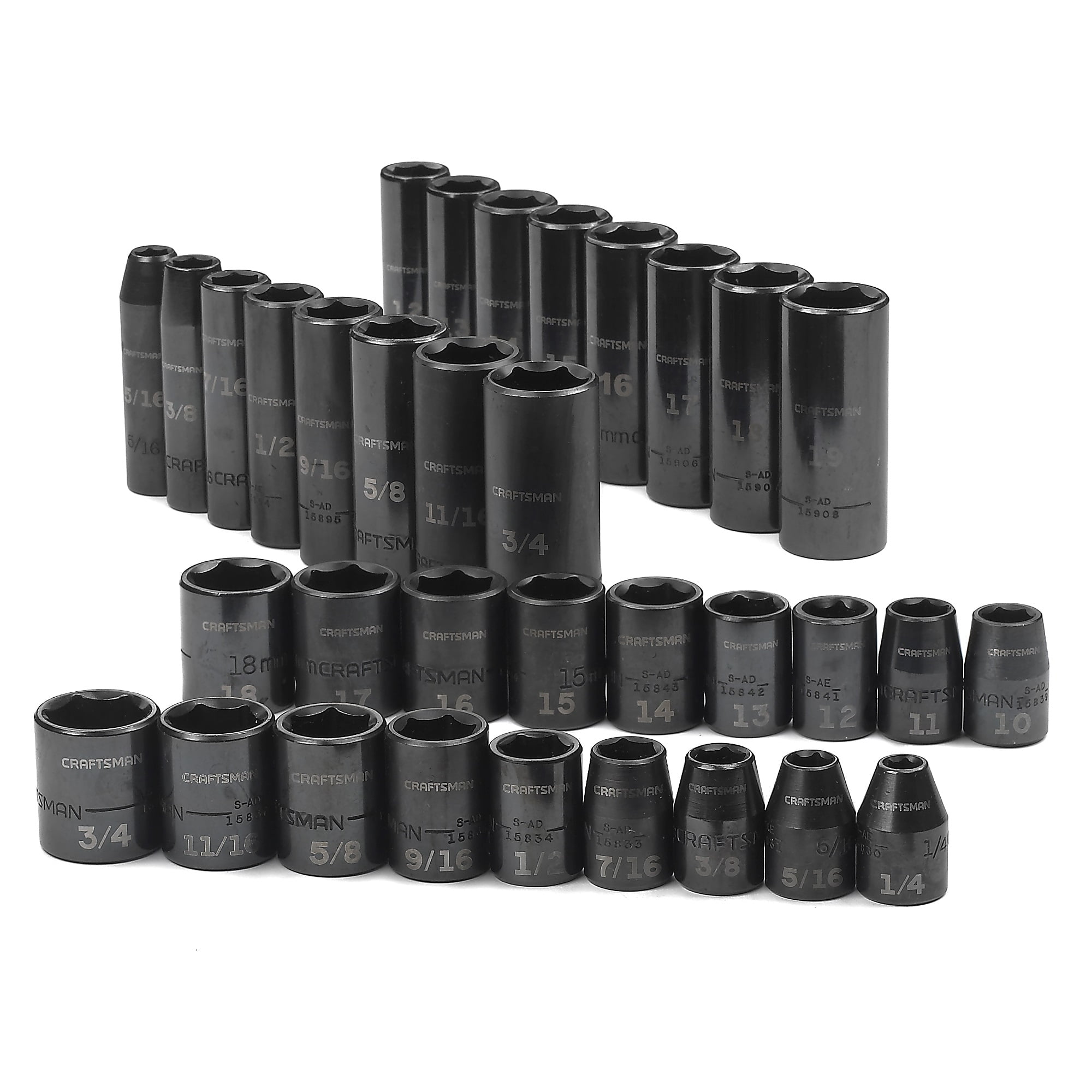 NEW CRAFTSMAN 3 pc 1//2 DRIVE 3/" 6/" AND 10/" IMPACT SOCKET EXTENSION BAR SET
