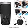 thumbnail image 3 of New Stroller, Bicycle, Scooter, Kayak Cup Holder Compatible with Yeti Rambler 10-40 Oz. Models. Super Secure. 360 Degrees Rotatable. Anti-Shake Spill Resistant. (Black), 3 of 5