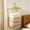 Yellow-YE, variant on Clear Mesh Storage Bag Organizer, Quilts Clothes Towels Bedding Dust Proof with Hook Handle for Closet Bedroom Travel