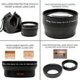 thumbnail image 3 of Sony FE 24-240mm f/3.5-6.3 OSS Lens (International Model) with Filter & Accessory Bundle – .43X Wide Angle Lens w/ Macro, 2.2X Telephoto Lens, Professional UV Filter & More, 3 of 10