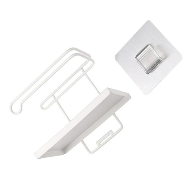 Soporte para Papel higiénico de Hierro Sunnimix Organizador de baño Negro 16x9x14cm