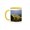 Yellow/White, variant on 3drose, Galapagos Marine Iguana, Galapagos Islands, Ecuador - Sa07 Ksc0016 - Kevin Schafer, 15oz Two-tone Blue Mug