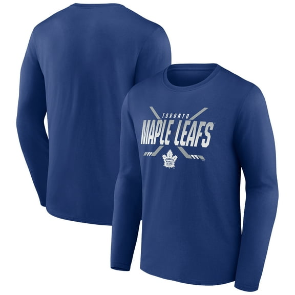 Men's Blue Toronto Maple Leafs Covert Long Sleeve T-Shirt
