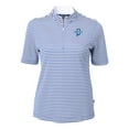 thumbnail image 2 of Women's Cutter & Buck  Royal Indiana State Sycamores DryTec Virtue Eco Pique Stripe Recycled Polo, 2 of 3