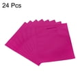 thumbnail image 3 of Uxcell Reusable Goodie Treat Wedding Party Nonwoven Tote Bags, Rose Red 24 Pack, 3 of 5
