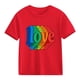 thumbnail image 1 of TaTaai School Season Cute Print Short Sleeve T-Shirt, Valentine's Day Casual Top, Unisex All Season Graphic Tee Gift, 1 of 8