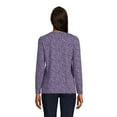 thumbnail image 2 of Lands' End Women's Petite Relaxed Supima Cotton Long Sleeve V-Neck T-Shirt, 2 of 3