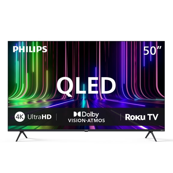 Philips 50" 4K UHD QLED, 7676 Series QLED TV, 50PQL7676/F6