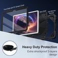 thumbnail image 3 of KOMI 2023 Galaxy Tab A9Plus 11-inch case, rugged and all-in-one case for Samsung Tab A9Plus silicone strap Strap Tablet cover PC Bracelet stand A9 X110 protective case, 3 of 7