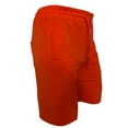 thumbnail image 2 of WREESH Men's Summer Linen Shorts Outdoor Workout Shorts Fashion Loose Lightweight Breathable Shorts Running Shorts Beach Shorts Casual Cutoff Shorts Red, 2 of 5