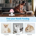 thumbnail image 6 of Cat Feeder, 300ml Kitty Puppy Milk Feeder Puppy Nursing Station Puppy Milk Bottle with 5 Nipple Puppy Feeder for Kittens Puppy Rabbits Pink, 6 of 10