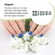 thumbnail image 5 of Soidarity Nail Art Delicado Extraíble Puntas Artificiales Extensión Uñas Moda Envolturas Herramientas de Manicura Decoración para Niñas Arte de uñas tipo 33 Soidarity CE012300-33B, 5 of 6