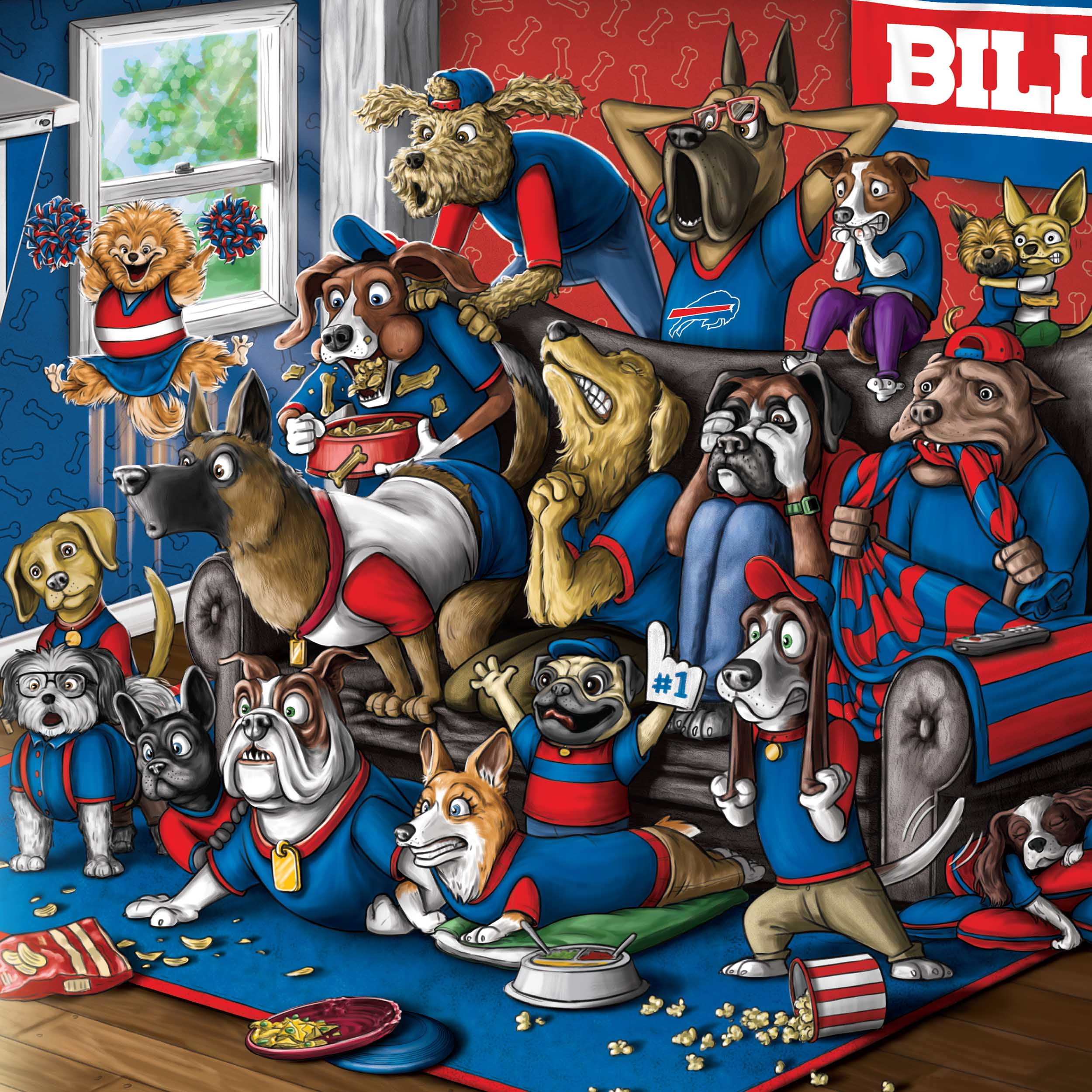 YouTheFan NFL Buffalo Bills Purebred Fans Wall Art