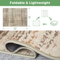 thumbnail image 5 of DEORAB Outdoor Rugs 9'X12' Chenille Patio Rug Three-Layer Material Imitation Silicone Spot Molding Camping Outside Rv Mat,Brown, 5 of 8