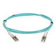 thumbnail image 2 of Aqua (M) OM4 Câble de Raccordement LC de 5 M - Câble de Raccordement - LC/PC Multi-Mo à LC/PC multi-mode (M) - 5 M - Fibre Optique - duplex - 50 / 125 Microns - OM4 - Sans Halogène - Aqua, 2 of 8