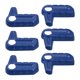 thumbnail image 1 of Cubierta de manija de interruptor de extracción de techo rígido para Jeep Wrangler JL JLU 2018-2023 para decoración de pestillo de panel Freedom Accesorios interiores 6 piezas azul oscuro, 1 of 7