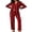 Black and Red Plaid, variant on Holiday Pajamas for Women Funny Long Pajama Set Cozy Sleepwear Relaxed Fit PJs for Christmas Eve Celebration