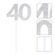 thumbnail image 2 of KAKOWELY 24 piezas de decoración brillante para tartas, 40 tarjetas de inserción para tartas de cumpleaños con números, decoración de postres, 2 of 4